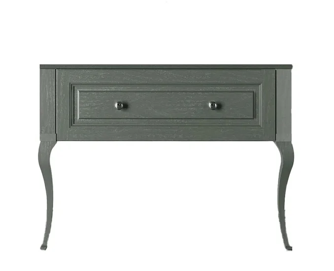 MF SILVER BAZA 1S 1036X500X710 LEMN MASIV STEJAR PATINAT ARGINTIU