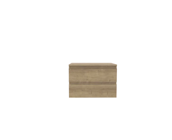 MOBILIER BAIE CU BLAT DALET LINE, MDF FURNIRUIT NUC W5738, 2 SERTARE, 60 CM