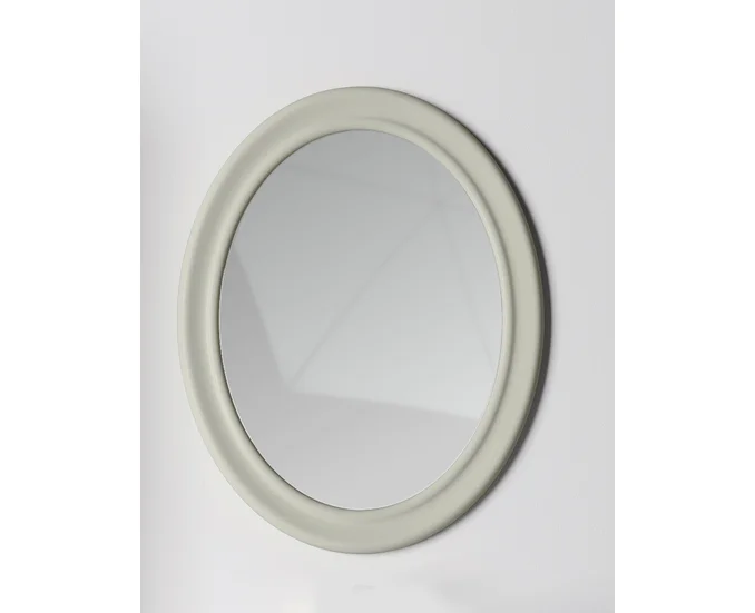 OGLINDA BAIE, DALET, GALA, 65X80 CM, FINISAJ RAMA MDF VOPSIT MAT 0119 SABBIA, OVALA